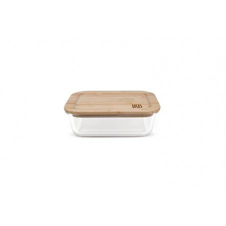 Glass Food Container 0,37L with Bamboo Lid