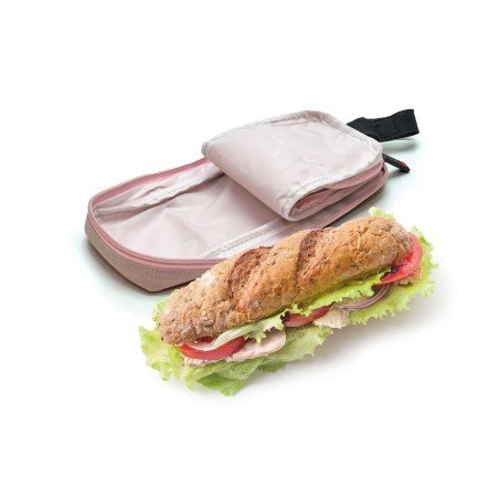 Sandwich bag Zipper&Roll Pink