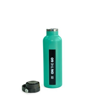 Bouteille Thermos 750 ml. Inox. On the go Vert