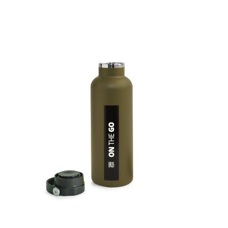 Bouteille Thermos 750 ml. Inox. On the go Olive