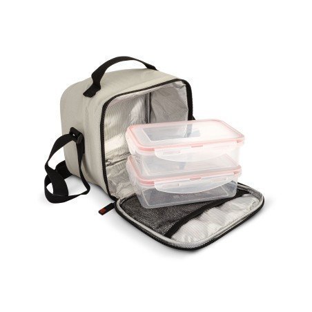 City Printing LunchBag Beige Dot