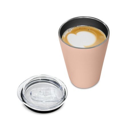 Gobelet Isotherme 360 ml. acier inox rose