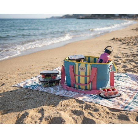 Summer Bag Pink Stripes 16L