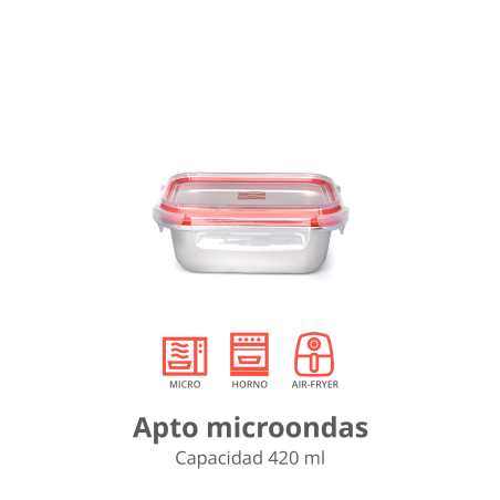 Contenidor 420ml Acer Inoxidable