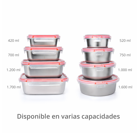 Contenidor 1200ml Acer Inoxidable