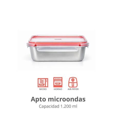 Contenidor 1200ml Acer Inoxidable