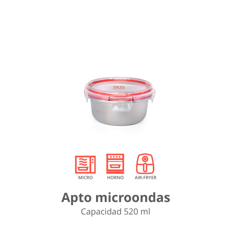 Contenedor 520ml Acero Inoxidable