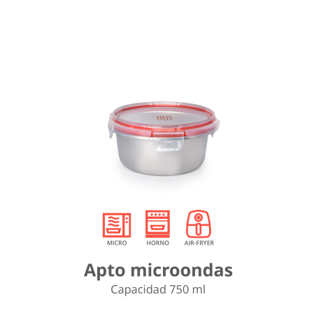 Contenidor 750ml Acer Inoxidable